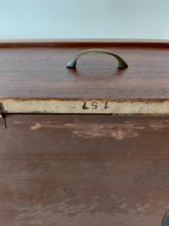 Coiffeuse scandinave en placage teck - années 60