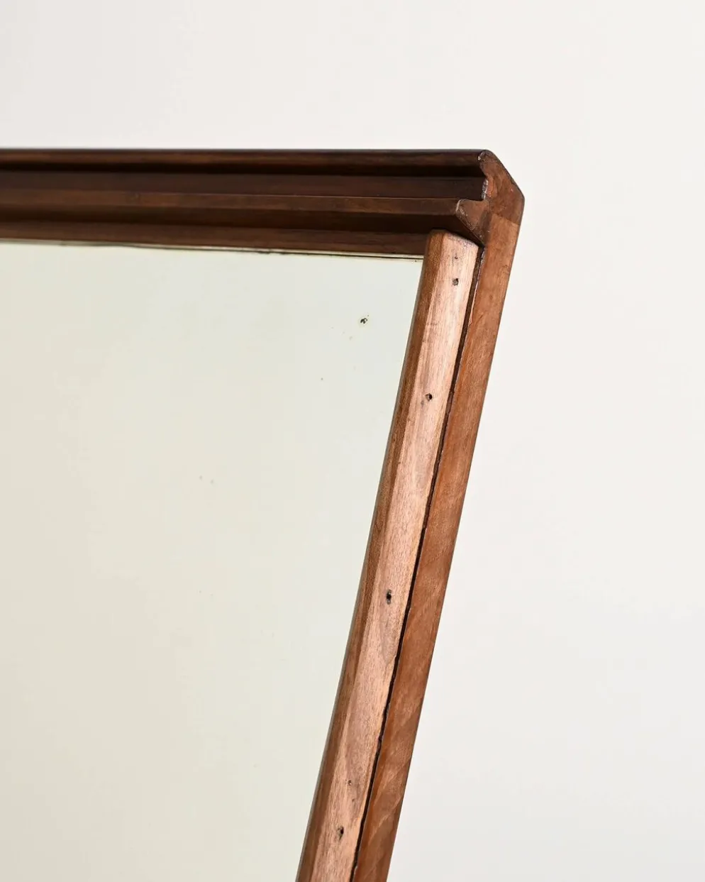 Coiffeuse scandinave en teck avec miroir, années 1960