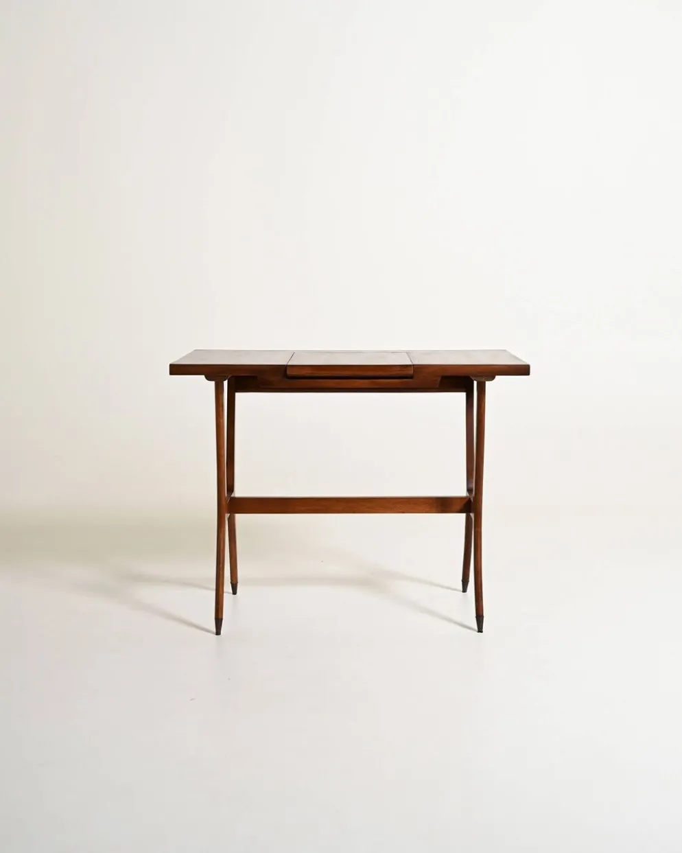 Coiffeuse scandinave en teck avec miroir, années 1960