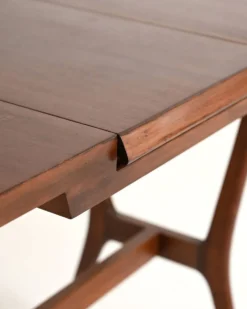 Coiffeuse scandinave en teck avec miroir, années 1960