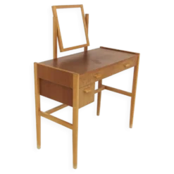 Coiffeuse scandinave en teck et en chêne, Suède, 1960