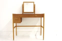 Coiffeuse scandinave en teck et en chêne, Suède, 1960