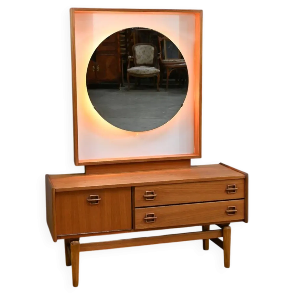 Coiffeuse Scandinave en Teck – 1960