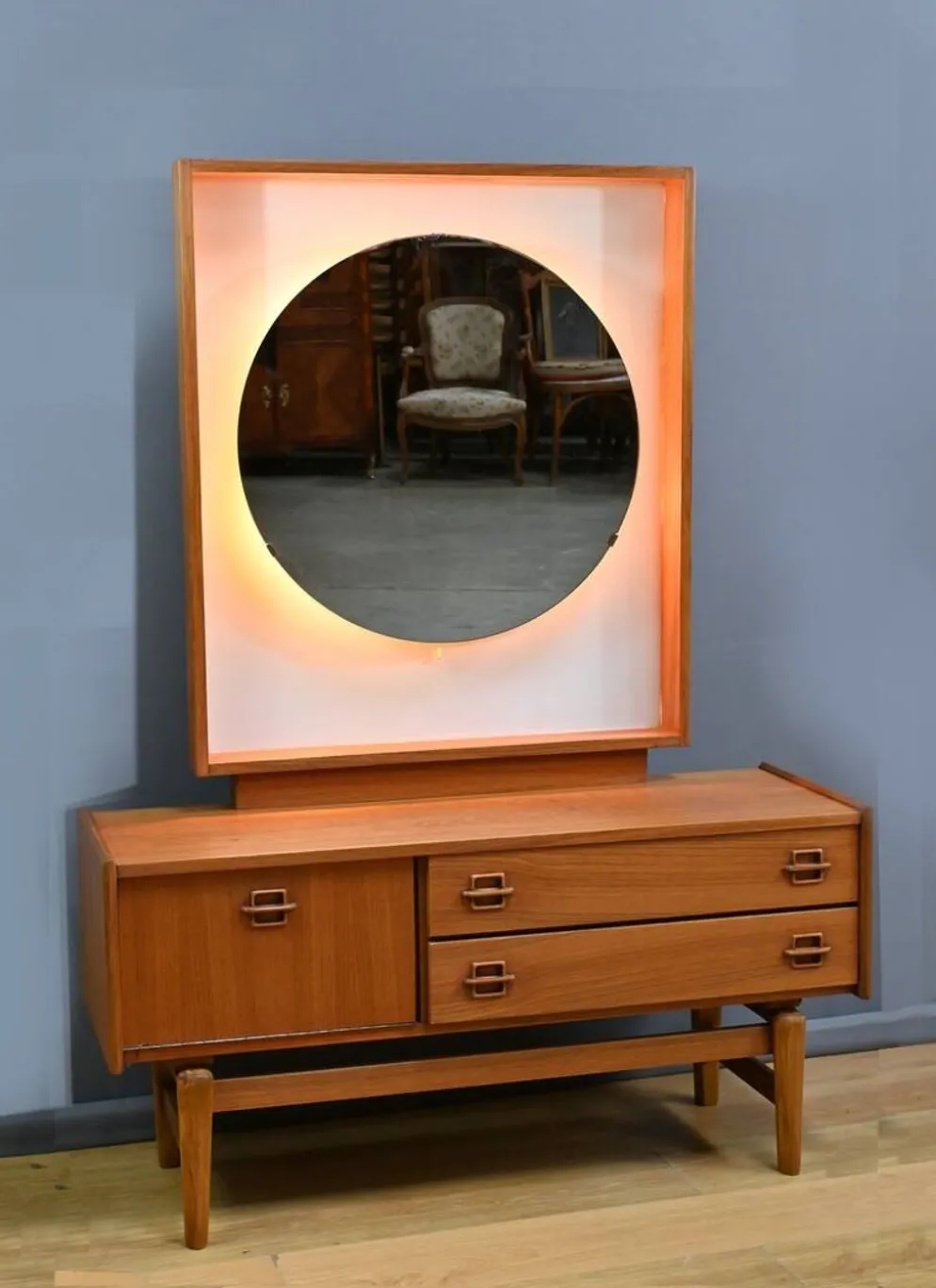 Coiffeuse Scandinave en Teck – 1960