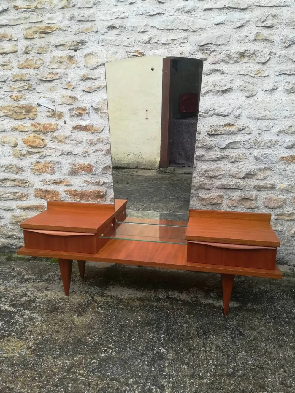 Coiffeuse scandinave en teck