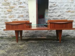 Coiffeuse scandinave en teck
