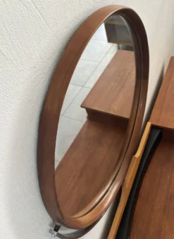 Coiffeuse scandinave vintage en teck, années 60