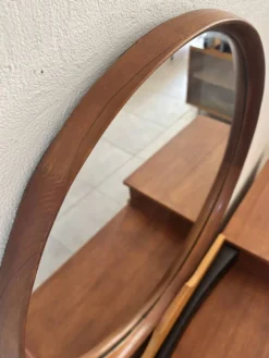 Coiffeuse scandinave vintage en teck, années 60