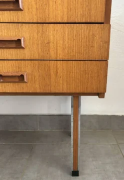 Coiffeuse scandinave vintage en teck, années 60