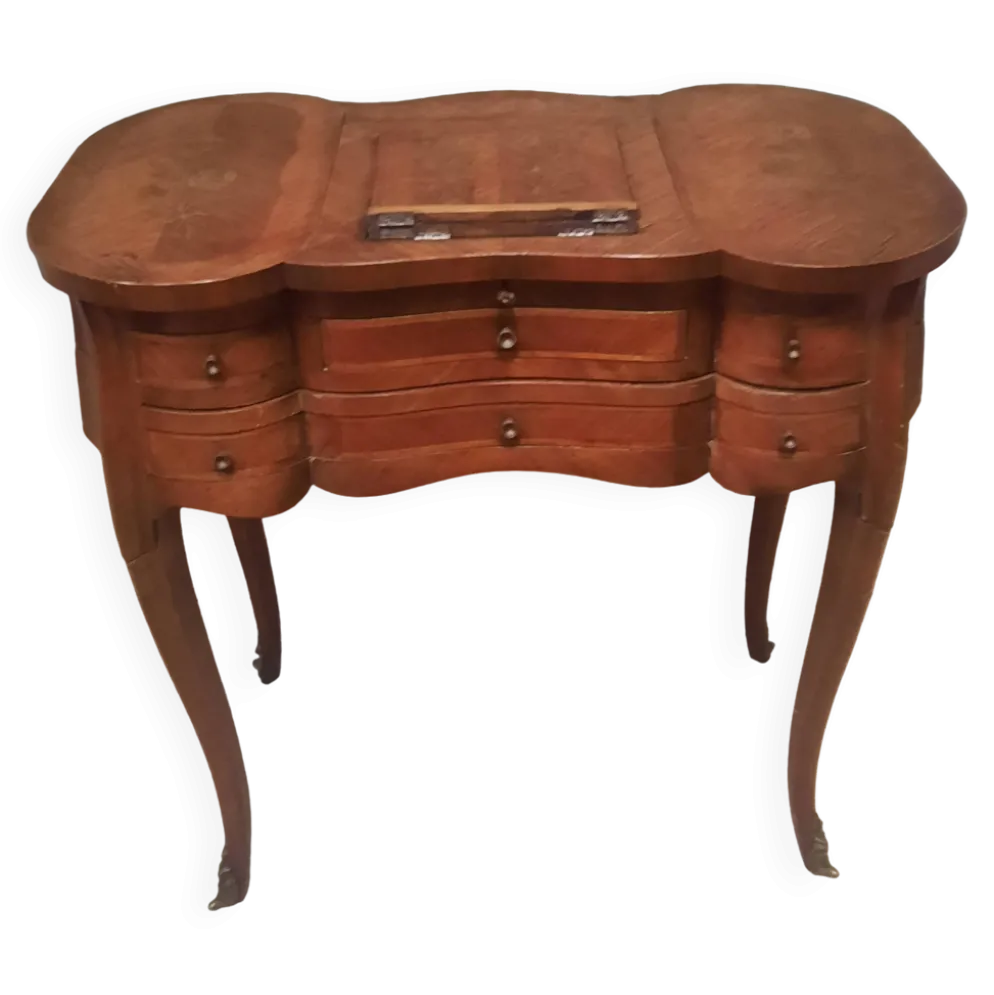 Coiffeuse style Louis XV formant table d accouchée
