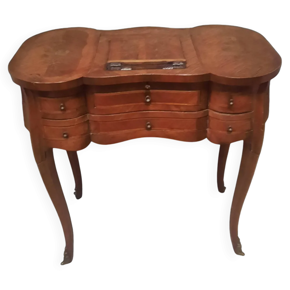 Coiffeuse style Louis XV formant table d accouchée
