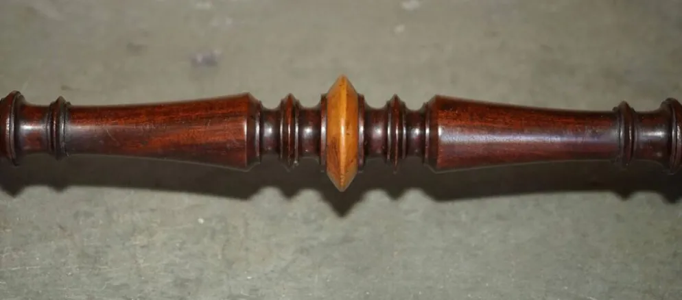 Coiffeuse Victorienne en Amboyna et Ébène Restaurée