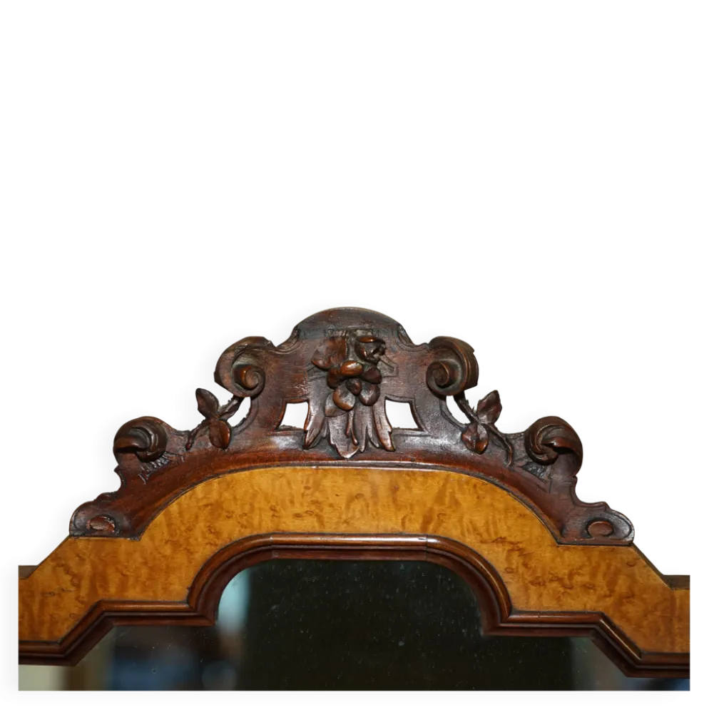 Coiffeuse Victorienne en Amboyna et Ébène Restaurée