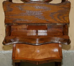 Coiffeuse victorien Thonet en bois courbé avec tabouret réglable