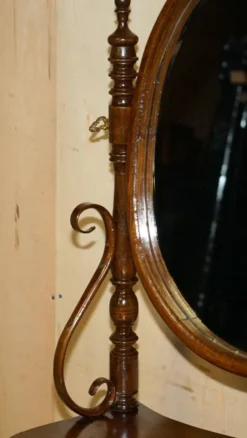 Coiffeuse victorien Thonet en bois courbé avec tabouret réglable