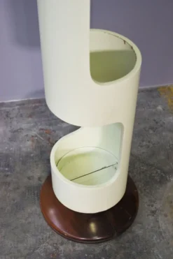 Column coat rack with umbrella stand 60s
