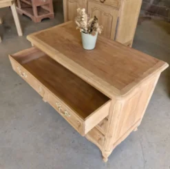 Commode ancienne en merisier – entièrement aérogommée