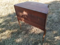 Commode ancienne marqueterie style louis xvi plateau marbre