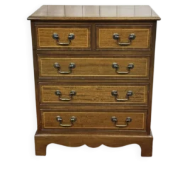 Commode anglaise en acajou, années 1950