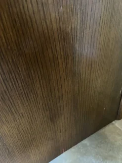 Commode art déco avec miroir biseauté et marbre