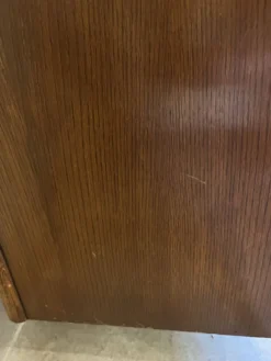 Commode art déco avec miroir biseauté et marbre