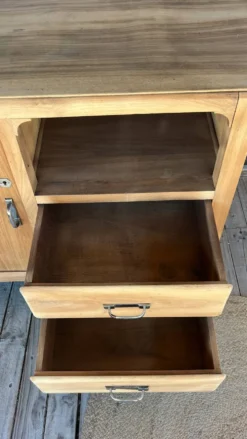 Commode art déco bois brut