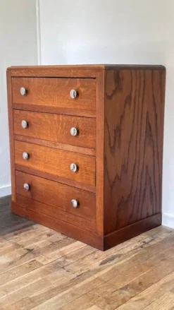 COMMODE Art Déco CHENE Massif