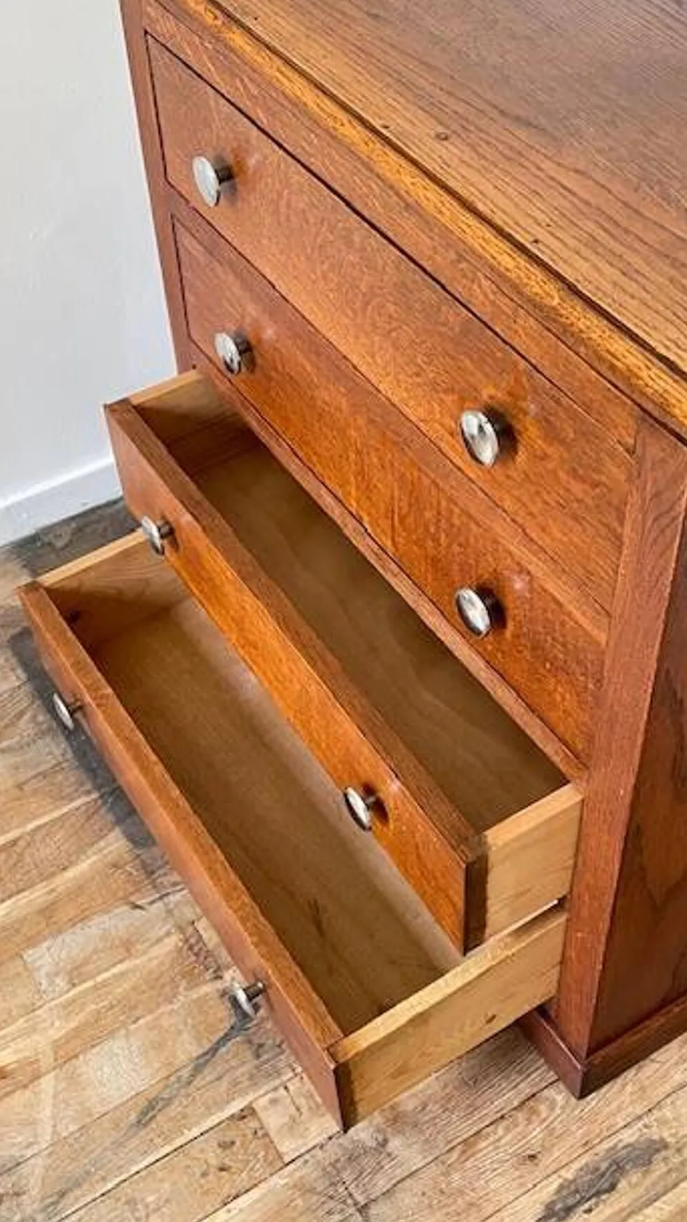 COMMODE Art Déco CHENE Massif
