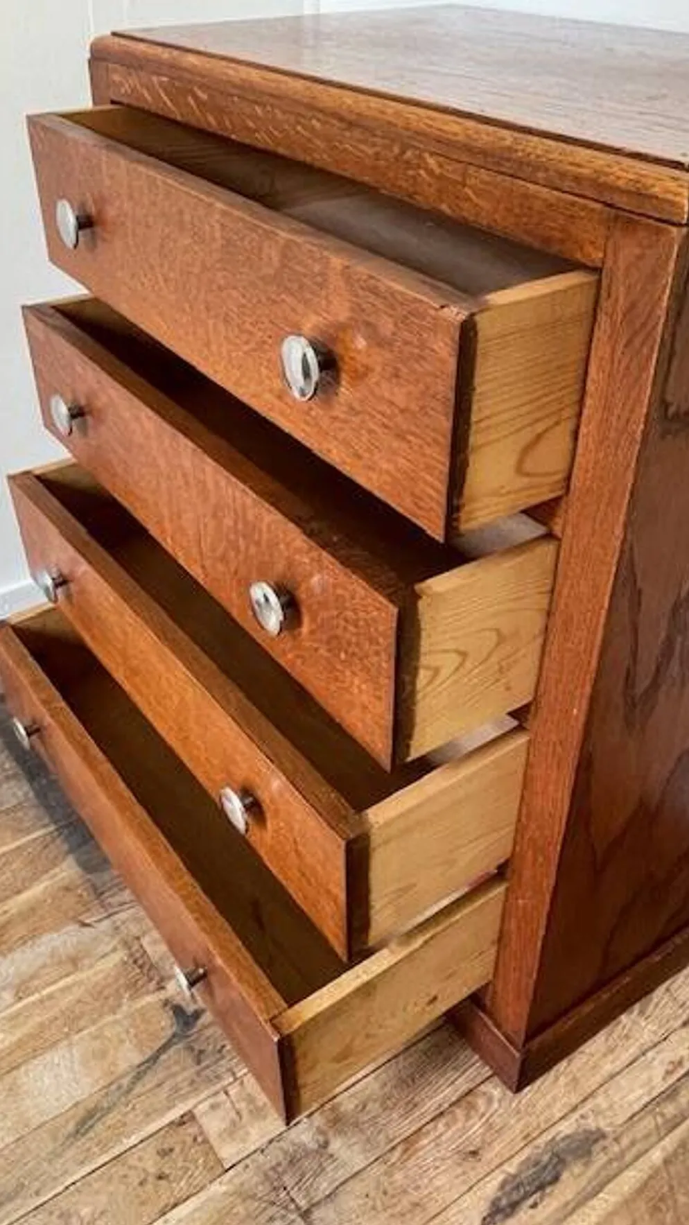 COMMODE Art Déco CHENE Massif