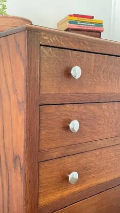 COMMODE Art Déco CHENE Massif