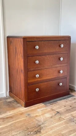 COMMODE Art Déco CHENE Massif