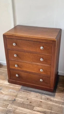 COMMODE Art Déco CHENE Massif