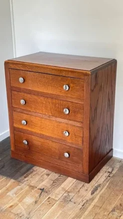 COMMODE Art Déco CHENE Massif