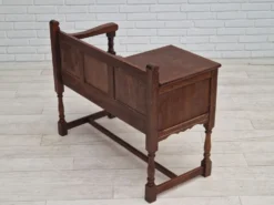 Commode assise en chêne années 1950 scandinave