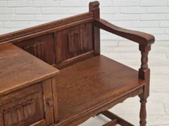 Commode assise en chêne années 1950 scandinave