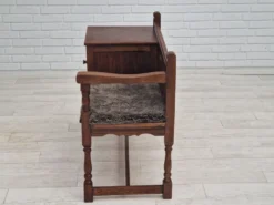 Commode assise en chêne années 1950 scandinave