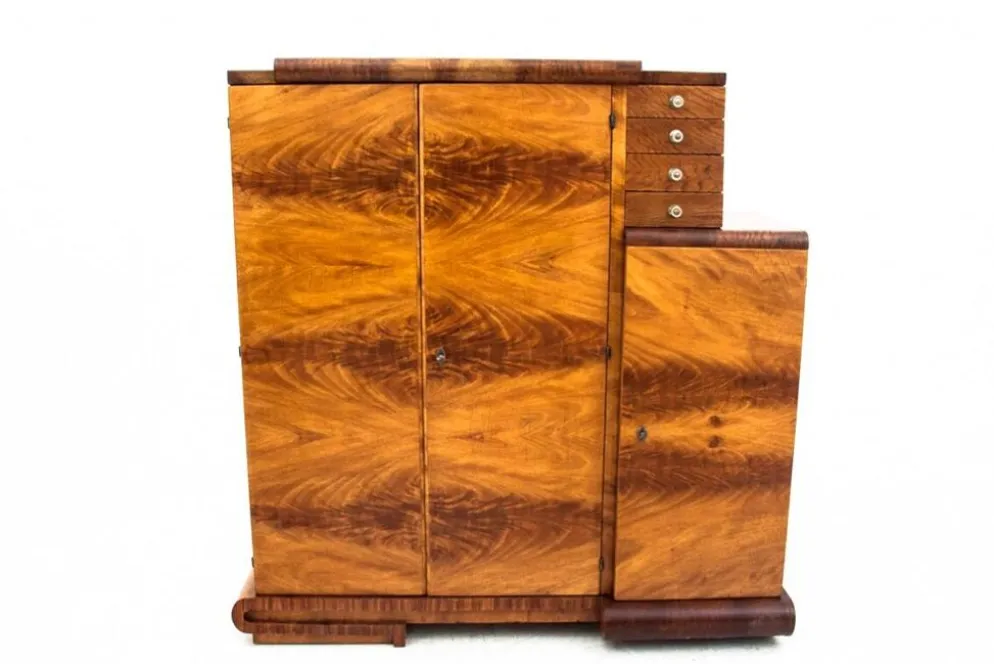 Commode - bar de style Art Déco, Pologne, années 1950.
