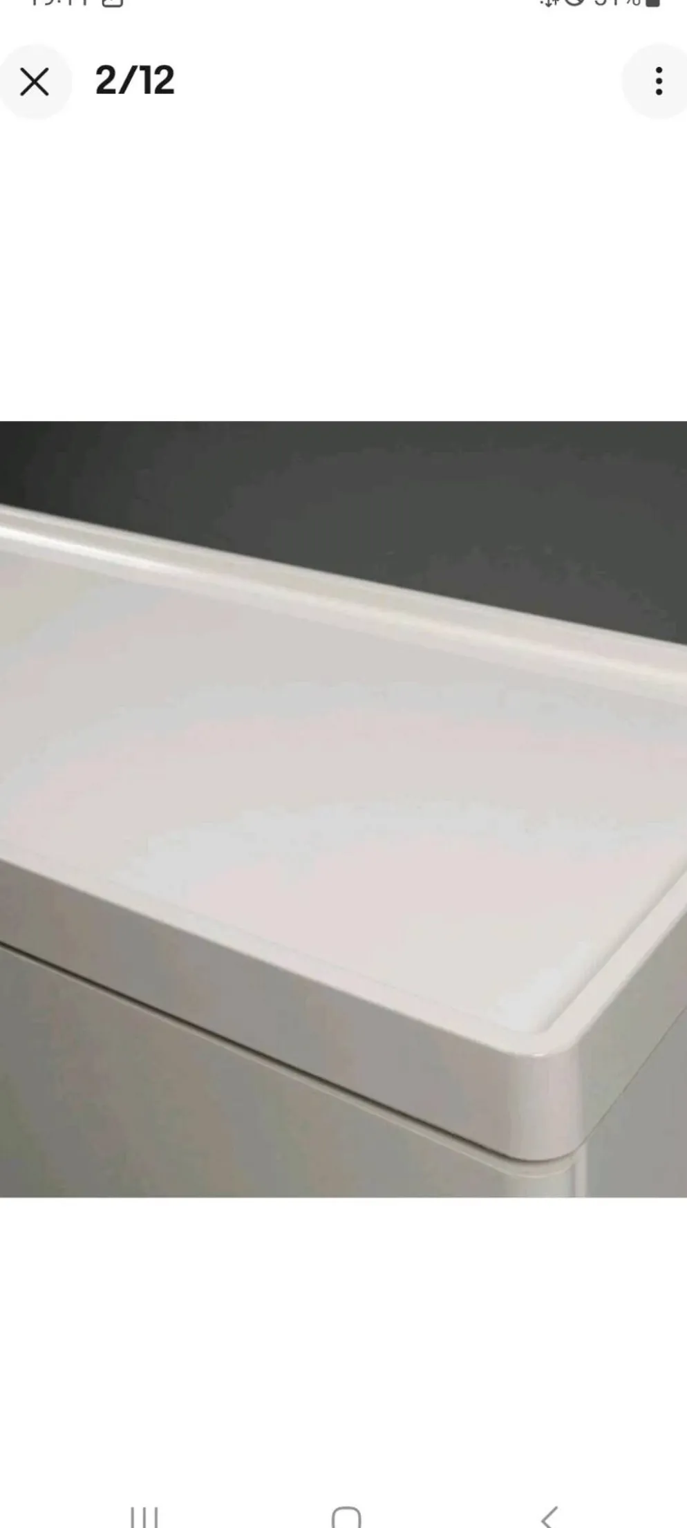 Commode blanche Magnus Eleäck pour Ikea, années 2000