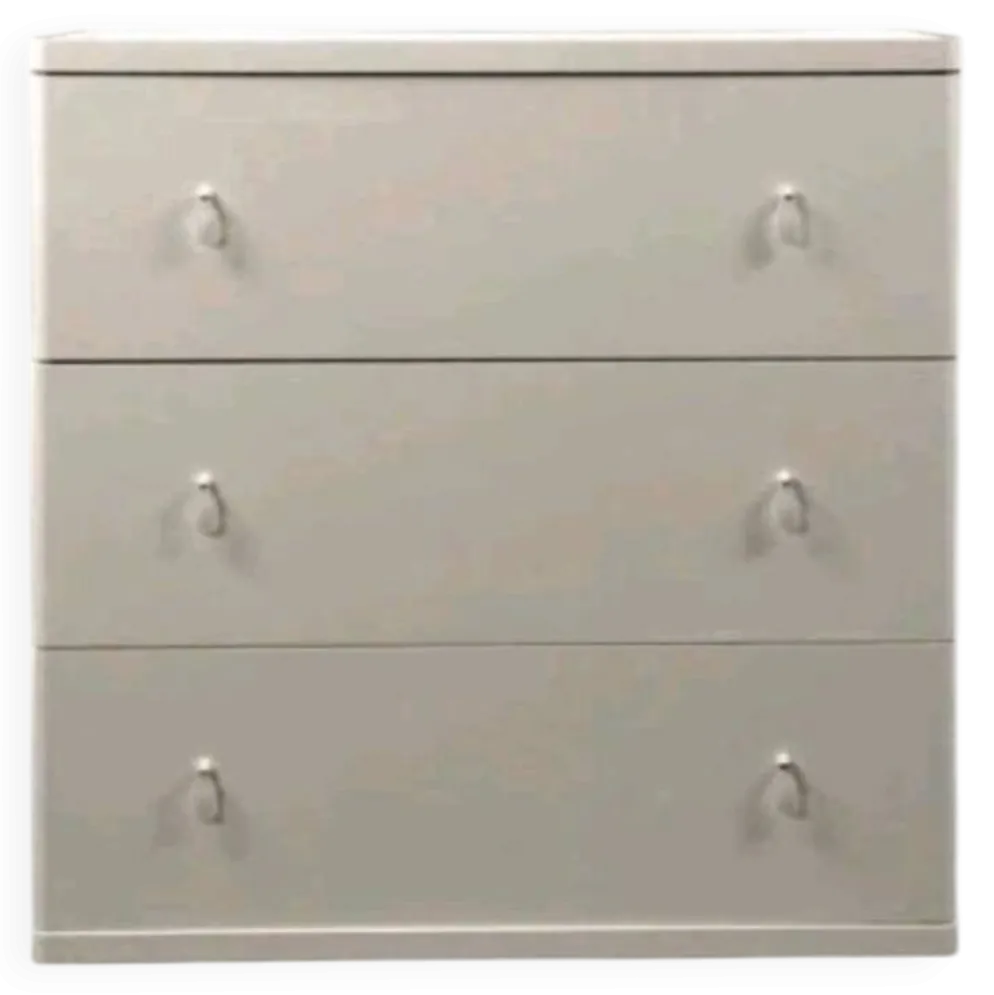 Commode blanche Magnus Eleäck pour Ikea, années 2000