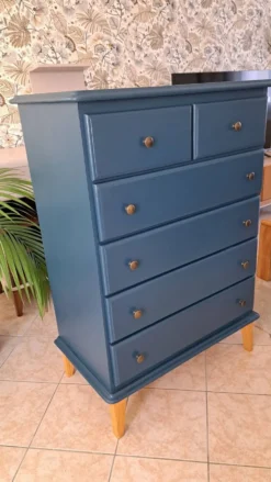Commode bleu ganne