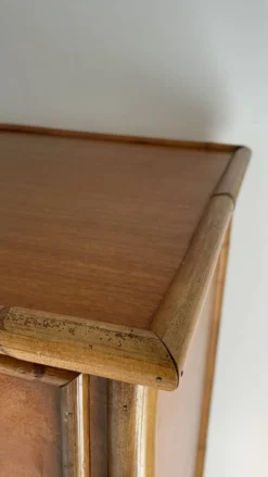 Commode bois et bambou Dalvera, 1970