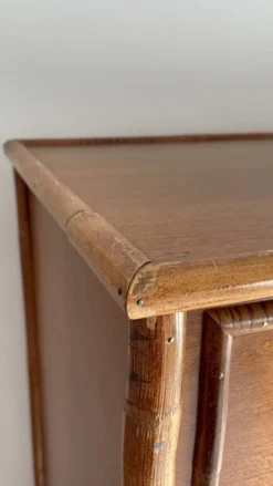 Commode bois et bambou Dalvera, 1970