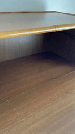 Commode bois et bambou Dalvera, 1970