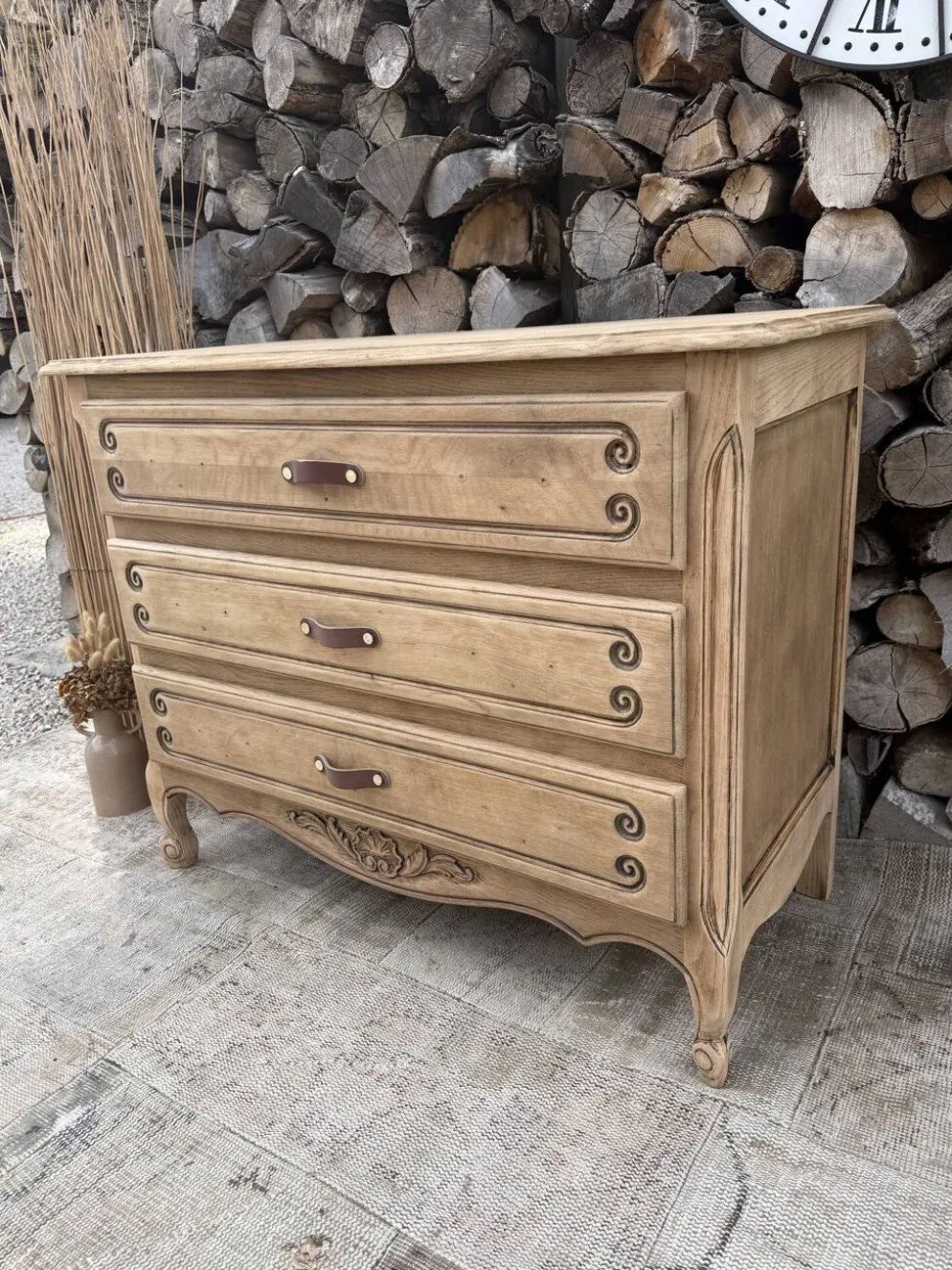 Commode bois rénovée