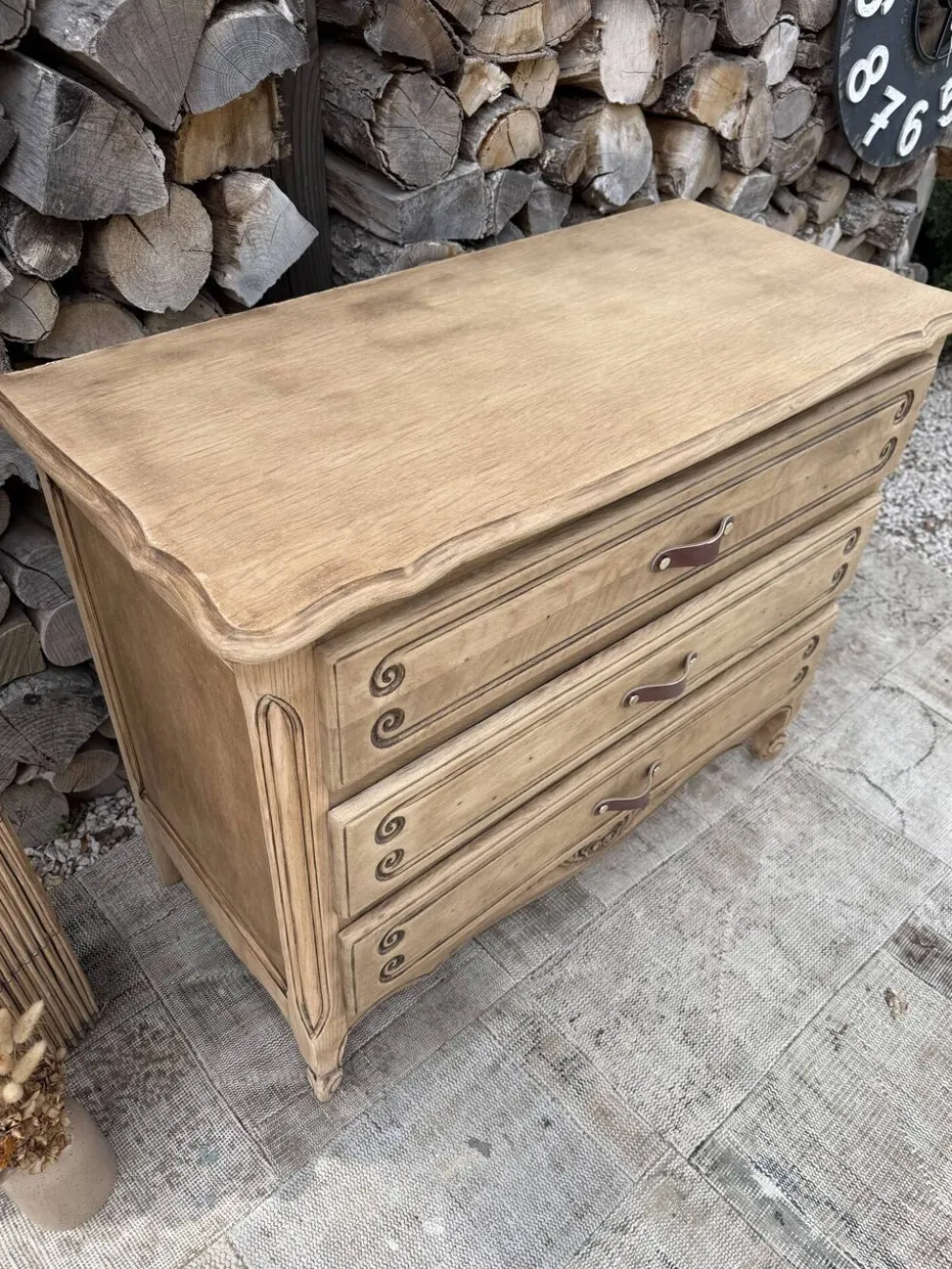 Commode bois rénovée