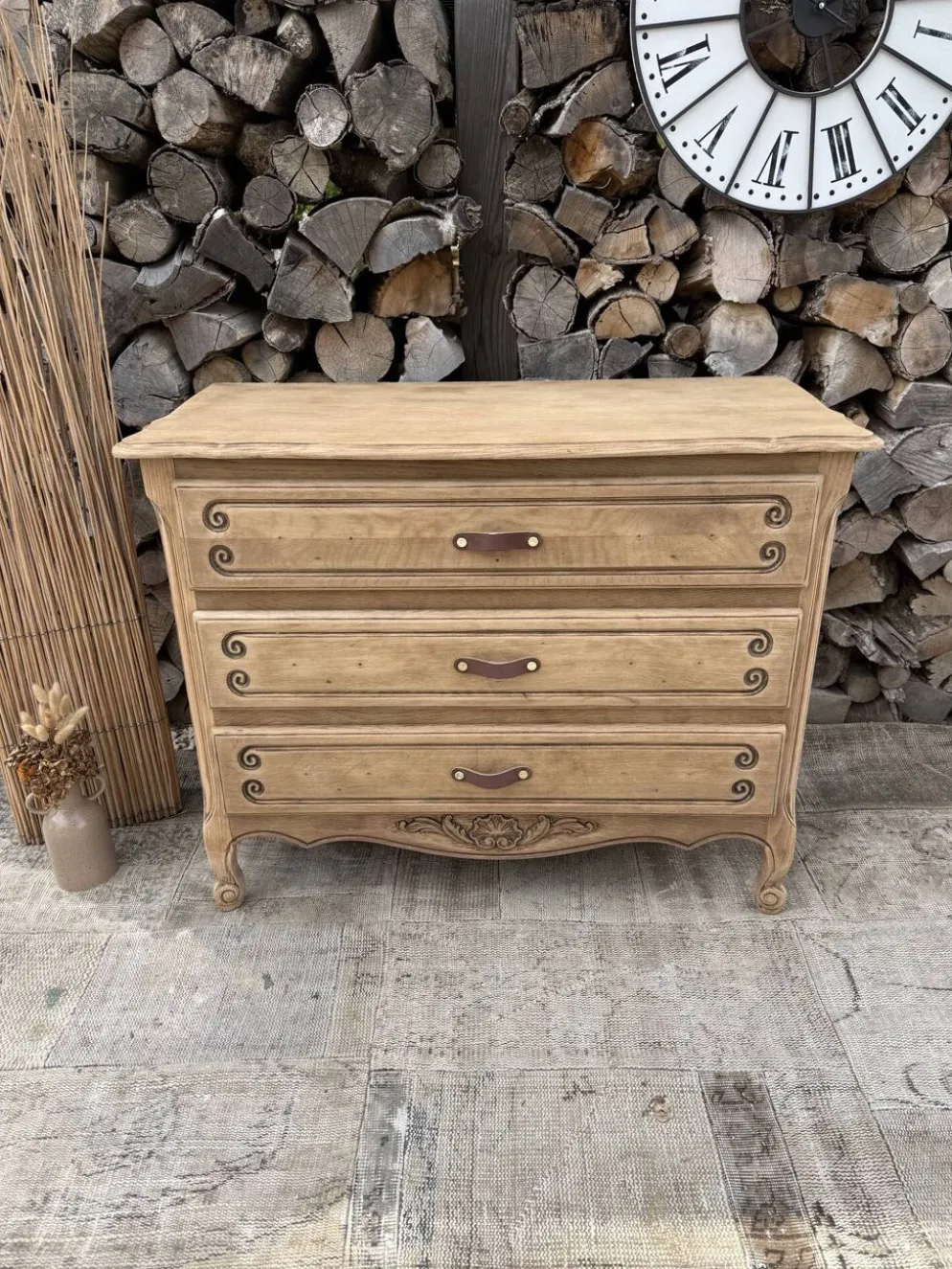 Commode bois rénovée