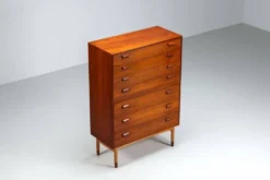 Commode Borge Mogensen en teck Soborg Mobelfabrik Danemark 1960