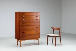 Commode Borge Mogensen en teck Soborg Mobelfabrik Danemark 1960