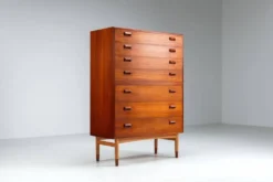 Commode Borge Mogensen en teck Soborg Mobelfabrik Danemark 1960