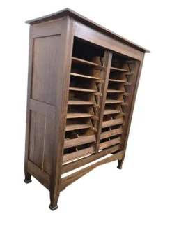 Commode/classeur/armoire de notaire vintage en bois